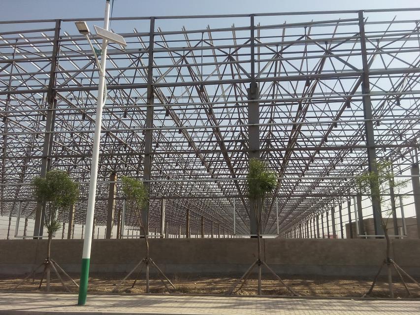 汉川汽车工业厂房网架